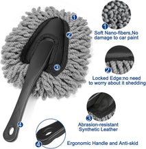 Car Interior Duster Detail Brush Cleaning Gel Kit with Soft Dash Vent Dusting Slime Putty Detailing Brushes for Auto, Truck, SUV, RV