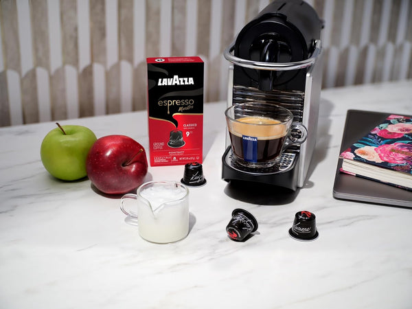 Lavazza Espresso Maestro Classico Aluminum Capsules Compatible with Nespresso Original Machines