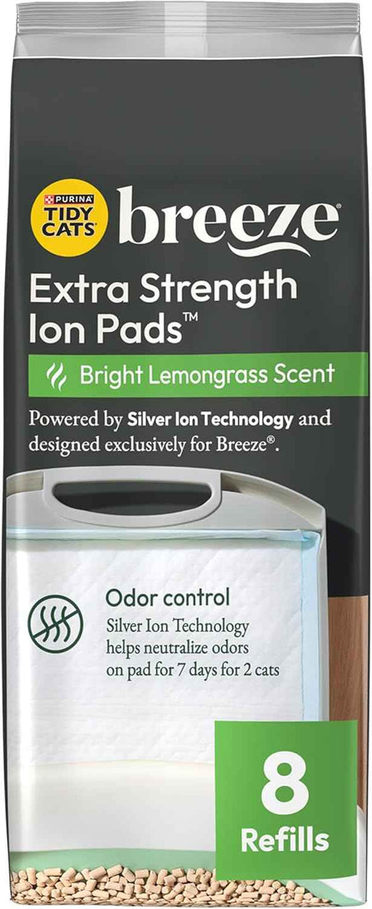 Purina Tidy Cats Cat Litter Breeze Pads Refill Pack Multi Cat Litter Pads - 8 ct. Bag