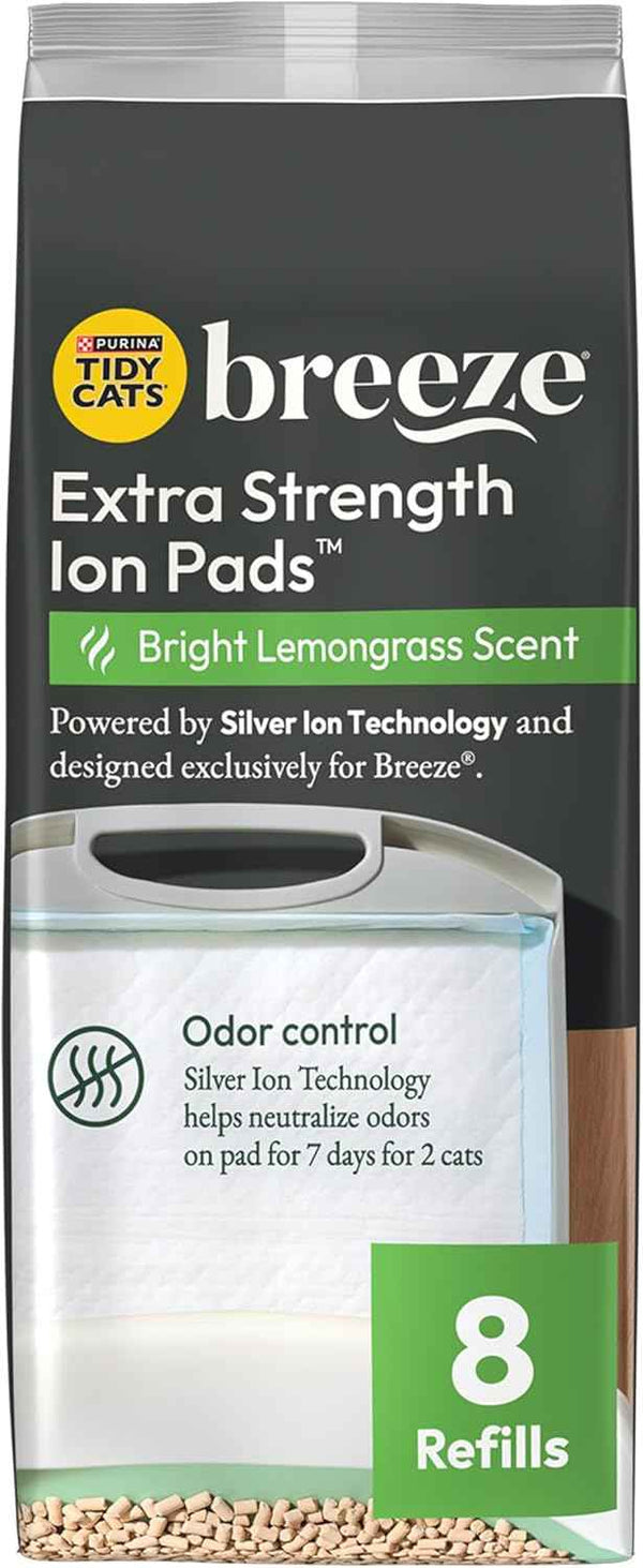 purina tidy cats breeze multi cat litter pads refill pack for 8-ct bag