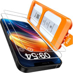 TOCOL for iPhone 17 Screen Protector 6.3 inch 9H Hardness Military Grade Shatterproof HD Tempered Glass for Full Coverage Protection 2 Pack