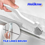 holikme 6-pack kitchen cleaning brush set eco-friendly green durable nylon bristles