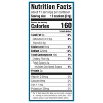 Original Baked Snack Crackers, Family Size, 12 oz