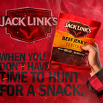 Jack Link's Teriyaki Beef Jerky Half Pounder 8 oz Large Jerky Bag Real Meat Protein Snacks