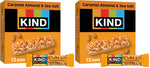KIND Dark Chocolate Nuts & Sea Salt Bars, Gluten Free, Low Sugar, High Fiber, 12 Count
