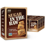 Sugar In The Raw Turbinado Cane Sugar Packets, 200 Ct Box, Pure, Non-GMO, Kosher, Vegan