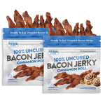 Bacon Jerky Variety Pack with 5 Flavors and Up to 24g Protein Per Bag