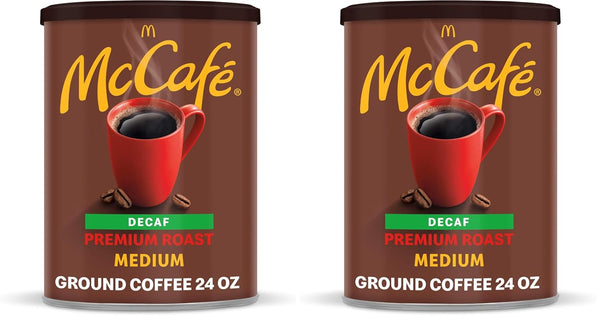 McCafe Premium Roast Decaf, Medium Roast Ground Coffee, 12 oz Bag