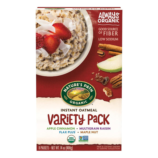 Nature's Path Organic Original Instant Oatmeal, 14 oz (Pack of 6), Non-GMO