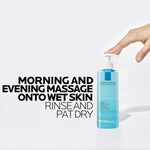 la roche-posay toleriane purifying foaming facial cleanser for sensitive skin with niacinamide ceramides oil free