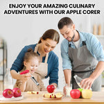 SCHVUBENR premium apple corer tool with sharp stainless steel blades for easy apple and pear coring