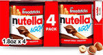 Nutella & GO! Chocolate Hazelnut Spread with Breadsticks, 4 Snack Packs, 1.8 oz Each