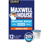 Maxwell House Original Roast Medium Roast K-Cup Coffee Pods, 48 ct Box
