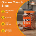 P-Nuttles Butter Toffee Covered Peanuts, 44 oz Jar, Made in USA, Kosher