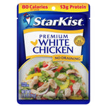 StarKist Premium White Chicken - 2.6 oz Pouches, Pack of 12