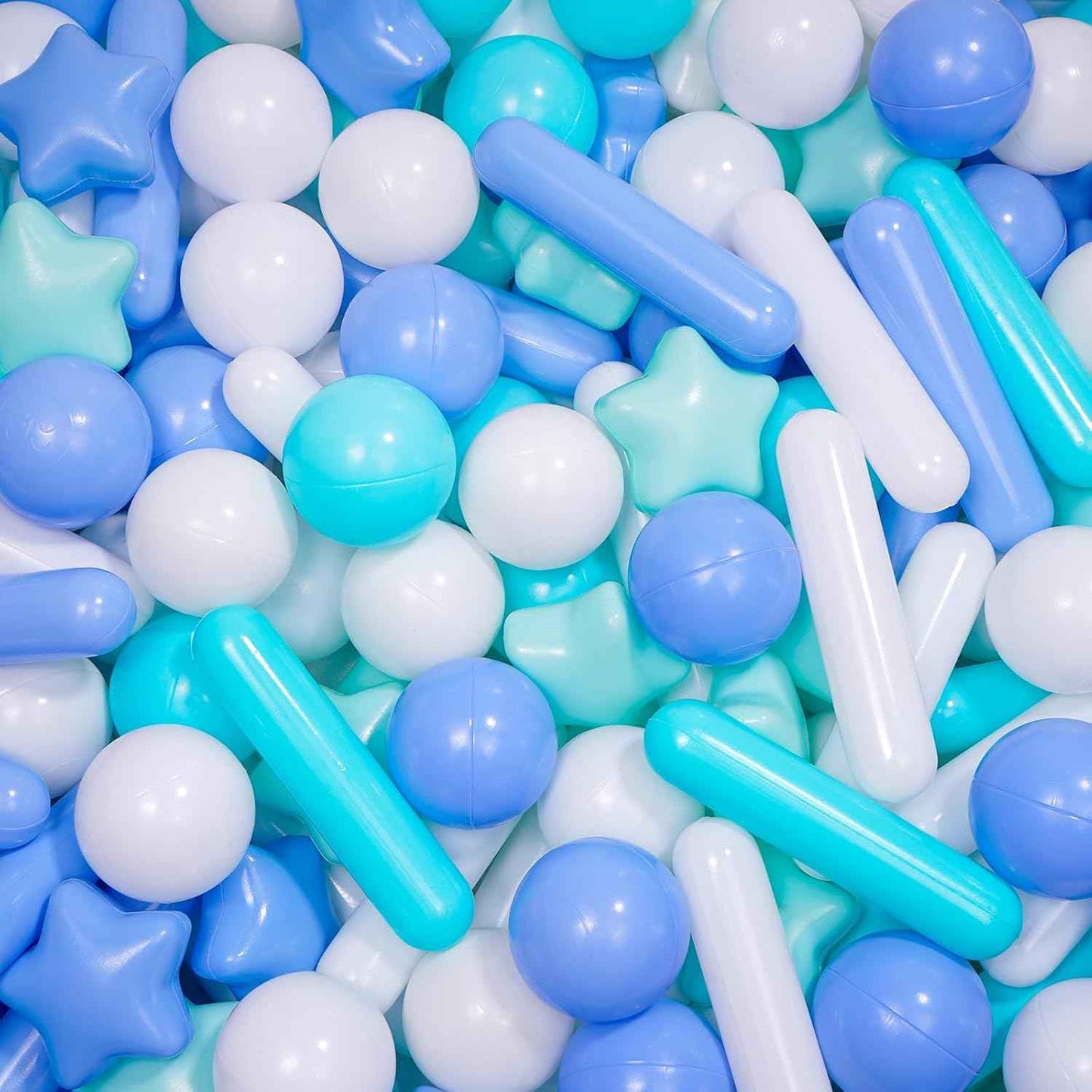 MoonxHome Ball Pit Balls for Toddlers, BPA Free Crush Proof Plastic Toy Balls for Ball Pit, Children's Pool Water Toys, Macaron Ocean Balls for Play Tent 2.15 Inch Pack of 100 200 500 800 1000