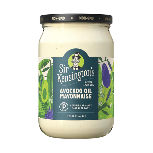 keto diet paleo diet certified gluten free non-gmo verified sir kensingtons avocado oil mayo 12 oz