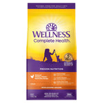 Wellness Complete Health adult dry cat food for indoor and outdoor cats, wholesome grains, natural, chicken and chicken meal, 5-pound bag