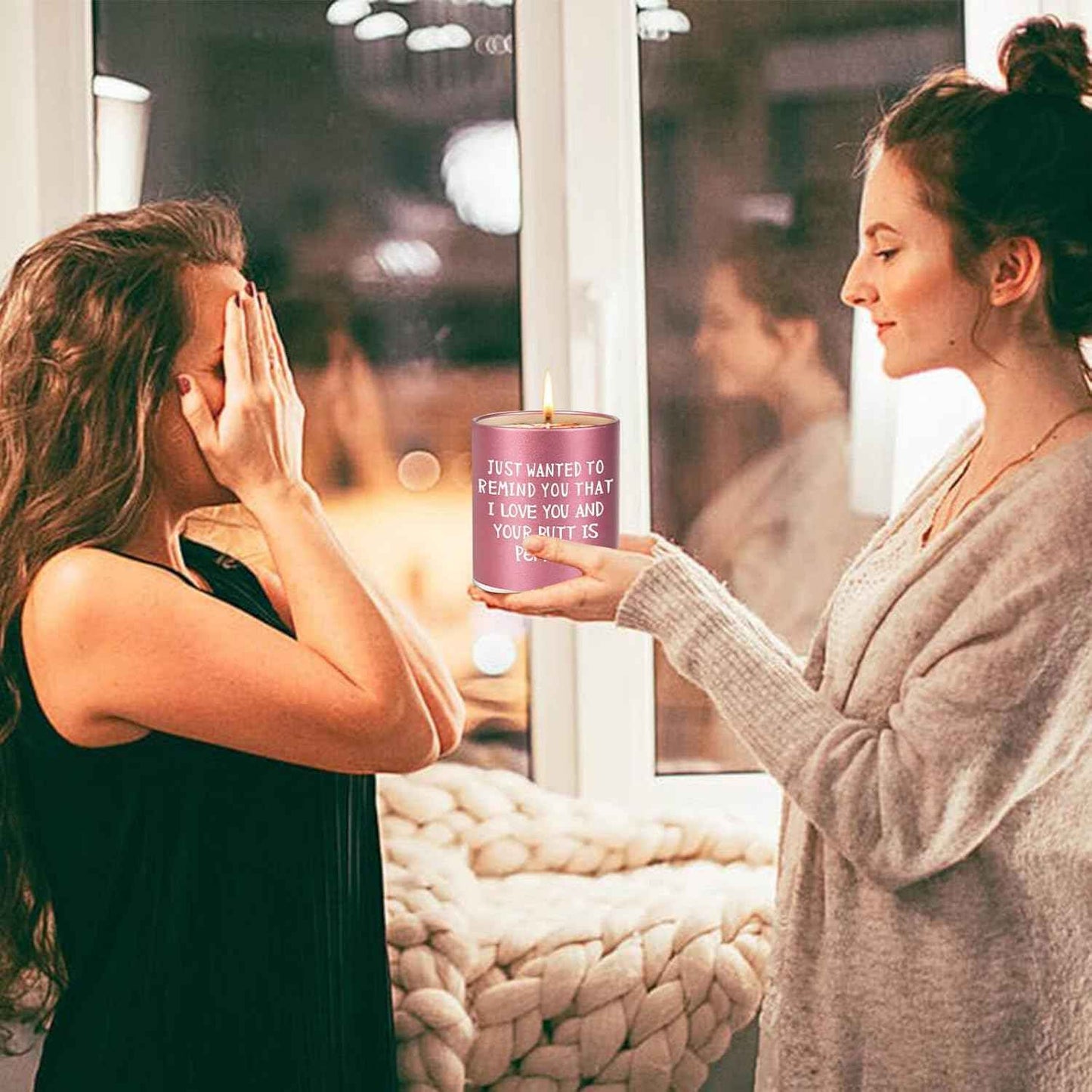 Valentines Day Gifts for Her Girlfriend Wife Women Friend Sisters Romantic Naughty Christmas Valentines Galentines Mothers Day Anniversary Friendship Birthday Funny ldeas Scented Candle