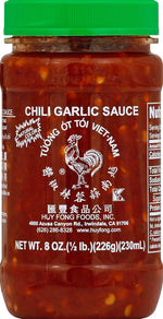 Huy Fong 8 oz Vietnamese Chili Garlic Sauce, Ready-to-Use Condiment or Cooking Sauce