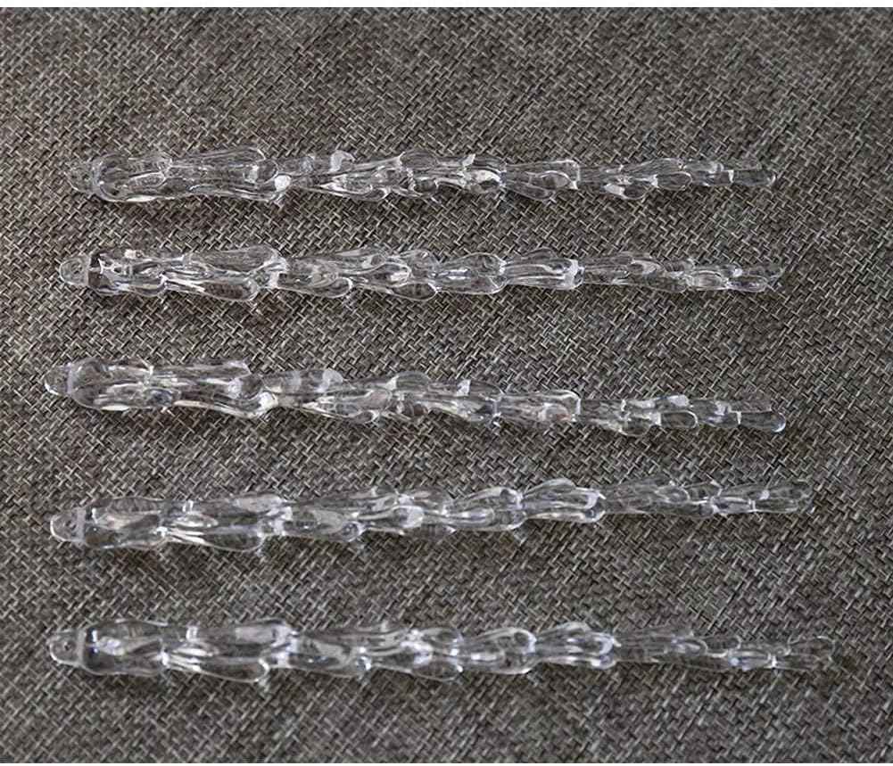 25 pcs icicles Ornament Set - ToBeIT Christmas Decoration Acrylic Clear icicles Set (25pcs Icicle Ornament)