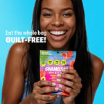 Shameless Snacks Sweet & Sour All-Stars Mixed Bag - Sour Candy & Fruit Snacks, 5 Flavors Per Bag Gummy Candy, Keto Snacks 3g Sugar Gluten Free Vegan for Kids & Adults