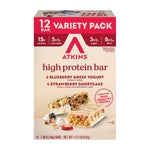 Atkins Peanut Butter Granola High Protein Bar, 12 Count, 16g Protein, 1g Sugar, 4g Net Carb
