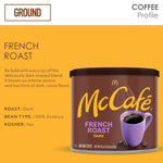 McCafe French Roast Dark Roast Ground Coffee 29 oz Canister