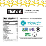 That's it. Mini Fruit Bars Gift Pouch, 36 Count, Variety Pack