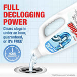 Drano Balance 32 Fl Oz Non-Corrosive Drain Clog Remover and Cleaner for All Pipes and Septic Tanks