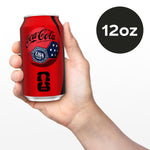 Coca-Cola Zero Sugar Soda, 12 fl oz Cans, 12 Pack - Classic Cola Soft Drink Fridge Pack