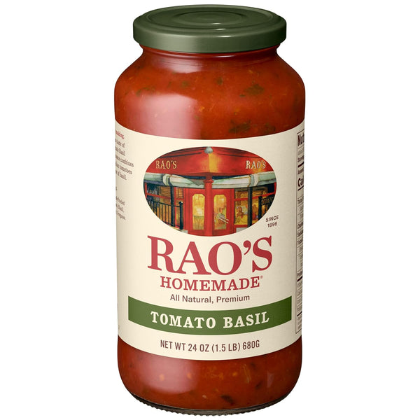 Rao's Homemade Marinara Sauce, 24 oz, All Purpose Tomato Sauce, Pasta Sauce, Carb Conscious, Keto Friendly, All Natural, Premium Quality, With Italian Tomatoes & Olive Oil