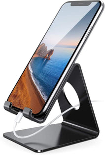 Lamicall Cell Phone Stand for Office Desk - Black