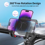 Motorcycle phone mount holder for electric scooter and dirt bike