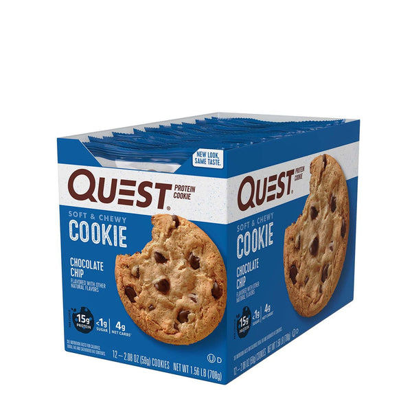 Quest Nutrition Chocolate Chip Protein Cookies, 15g Protein, 12 Count