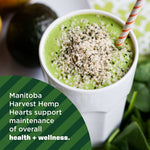 Manitoba Harvest Organic Hemp Seeds, 18oz, 10g Plant Based Protein and 12g Omega 3 & 6 per Serving, Smoothies and Salads