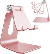 Adjustable Aluminum Phone Stand for Mobile Phones and E-Readers