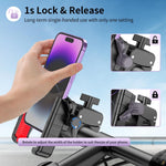 Motorcycle phone mount holder for electric scooter and dirt bike