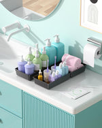 10 Pack Large Size Plastic Drawer Organizers Set for Desk and Vanity