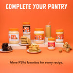 PBfit 30 Ounce Classic Peanut Butter Powder, 8g protein, gluten-free, 87% less fat, low calorie, non-GMO, dairy-free, soy-free, kosher, real roasted peanuts