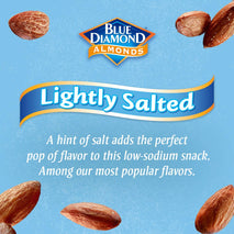 Blue Diamond Low Sodium Lightly Salted Snack Almonds 16 Oz Resealable Bags - Pack of 1