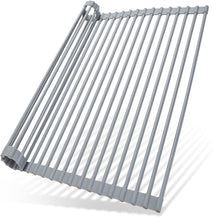 Ohuhu Over Sink Dish Drying Rack with Silicone Coating for Kitchen Counter
