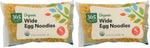 365 by Whole Foods Market organic wide egg noodles 16 oz, made with organic durum wheat semolina and cage-free eggs