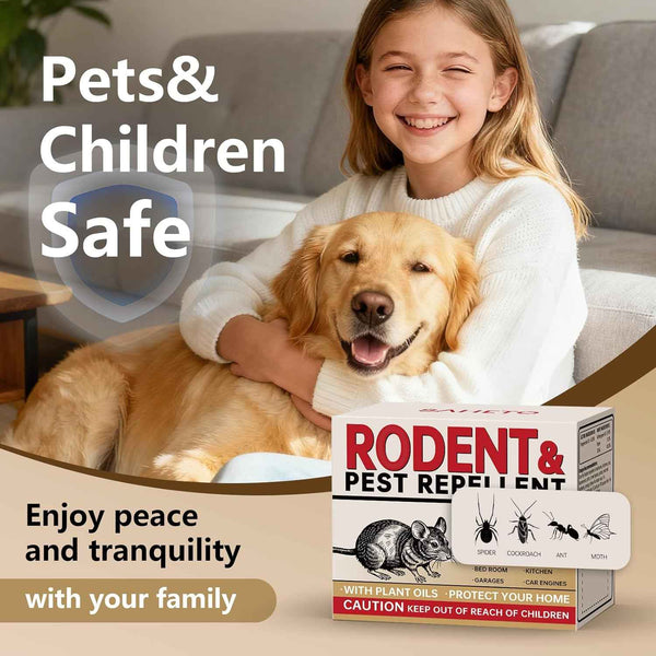 Peppermint rodent repellent for indoor & outdoor use, natural and long-lasting mouse deterrent