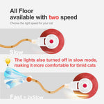 Interactive Cat Toy Orange 3rd Gen Agile Moving Ball with Elastic Tail for Indoor Cats