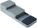 Joseph Joseph DrawerStore Knife Organizer for up to 9 knives, compact gray storage
