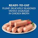 Libby's Vienna Sausage, Ready to Eat Canned Meat, 10g Protein, 4.6 oz. Cans, Bulk Pack of 6, Shelf Stable, No Refrigeration Needed