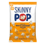 SkinnyPop Popcorn, Original, Whole Grain, Dairy-Free Snack, 8oz Family Size Bags (6ct)