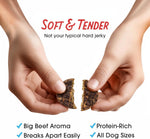 Farmland Traditions Beef Jerky Dog with 3 Ingredients and No Fillers