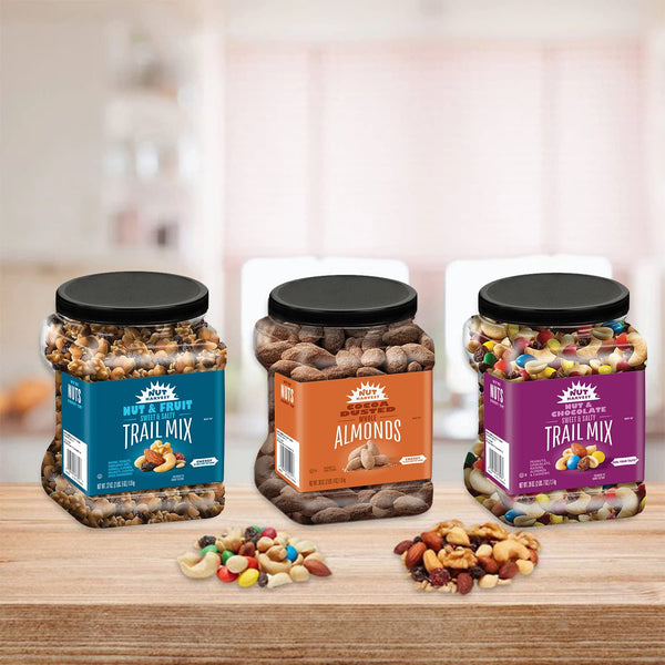 Nut Harvest Nut & Chocolate Mix, 39 Ounce Jar for Sharing